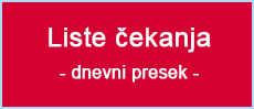 Liste čekanja - dnevni presek -