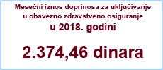 Uključivanje u obavezno zdravstveno osiguranje